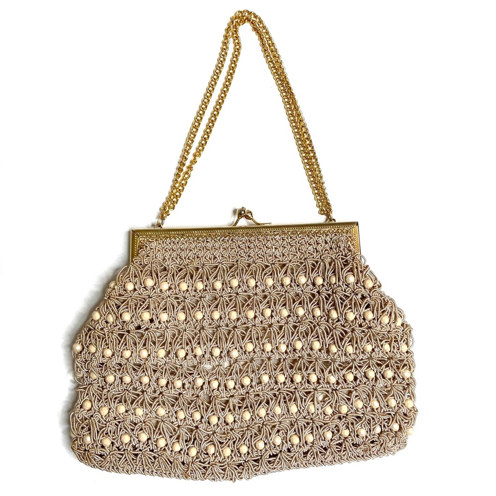 Vintage Made In Italy Beaded Evening Bag - Picture 5 of 15